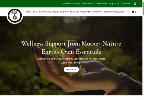 earthsownessentials.com capture - 2025-10-01 08:39:29