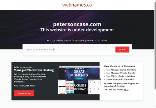 petersoncase.com capture - 2025-10-01 09:42:27