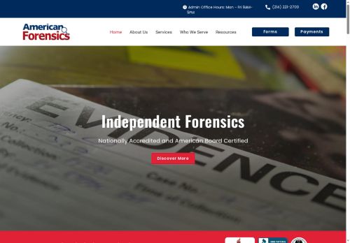 americanforensics.com capture - 2025-10-01 09:48:47