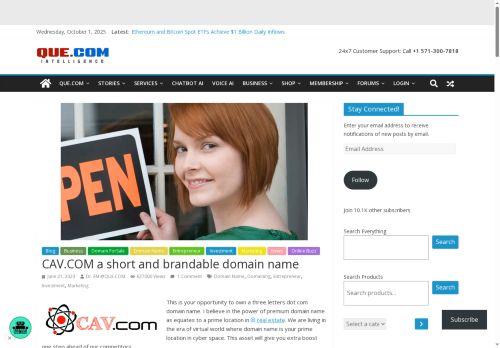 cav.com capture - 2025-10-01 15:38:30