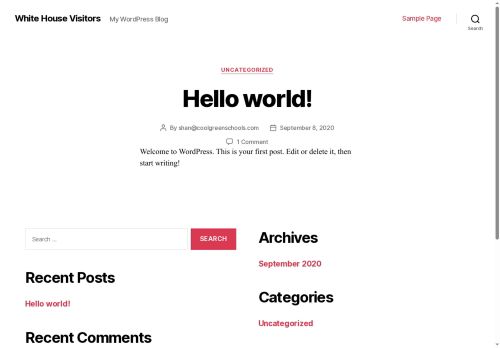 whitehousevisitors.com capture - 2025-10-01 17:15:52