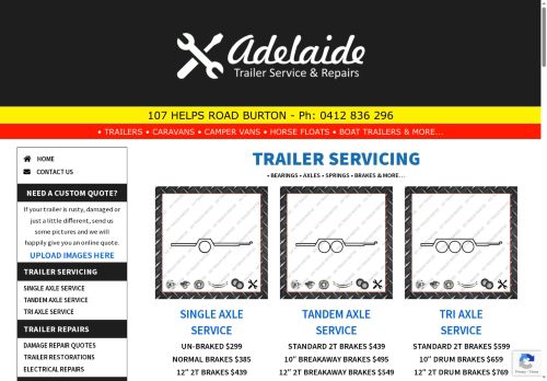 adelaidetrailerrepairs.com capture - 2025-10-01 19:41:59