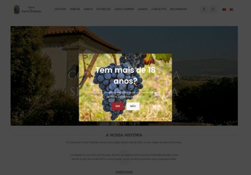 quintadapontepedrinha.com capture - 2025-10-01 19:48:44