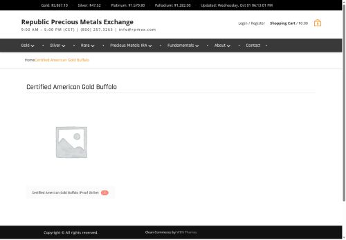 goldamericanbuffalo.com capture - 2025-10-01 20:40:58