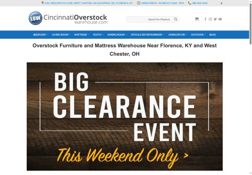 cincinnatioverstock.com capture - 2025-10-01 21:31:41
