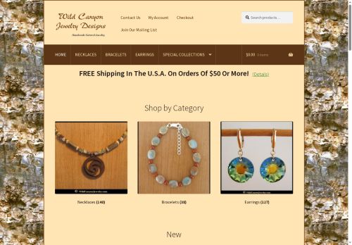 wildcanyonjewelry.com capture - 2025-10-02 01:26:56