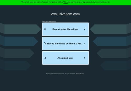 exclusiveitem.com capture - 2025-10-02 03:25:33