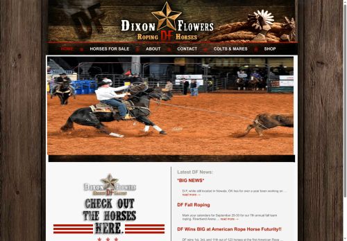 dixonflowersropehorses.com capture - 2025-10-02 12:22:18
