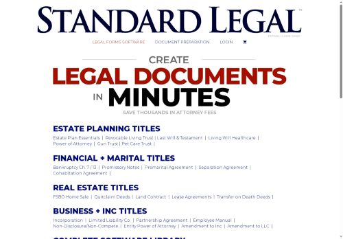 legalformssoftware.com capture - 2025-10-02 15:42:09