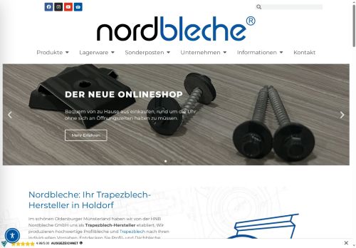 nordbleche.com capture - 2025-10-02 16:55:11