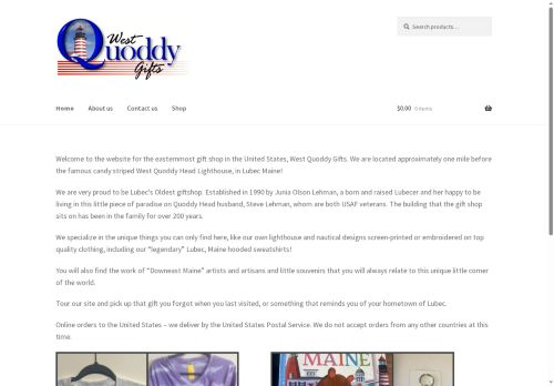 westquoddygifts.com capture - 2025-10-02 17:26:21