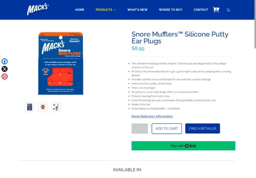 snoremufflers.com capture - 2025-10-02 18:36:24