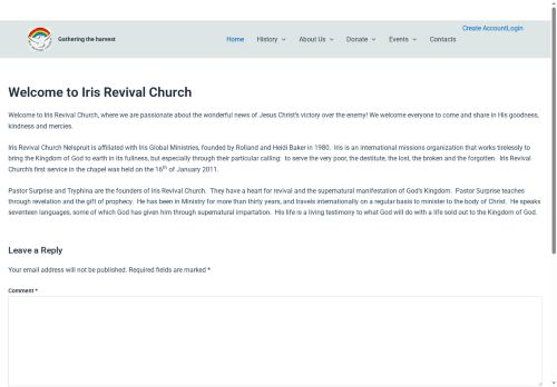 irisrevivalchurch.com capture - 2025-10-02 22:15:40