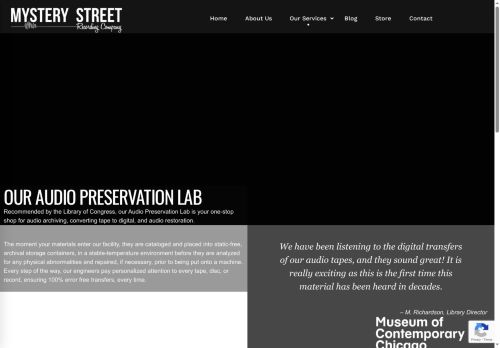 audiopreservationservice.com capture - 2025-10-03 02:51:52