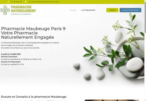 pharmaciemaubeuge.com capture - 2025-10-03 04:28:43