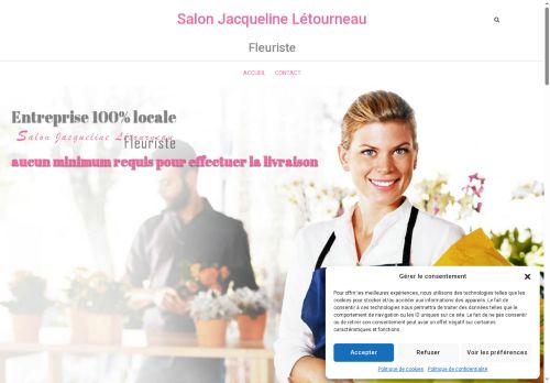fleuristeajonquiere.com capture - 2025-10-03 13:30:13