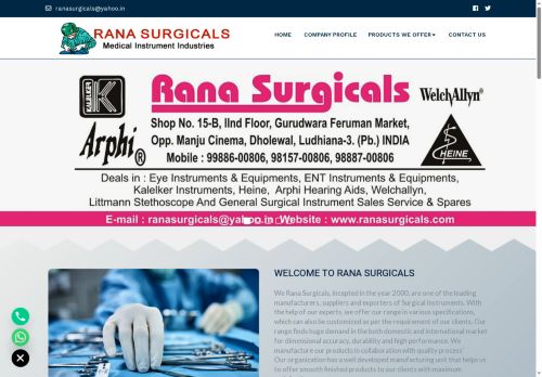 ranasurgicals.com capture - 2025-10-03 15:03:20