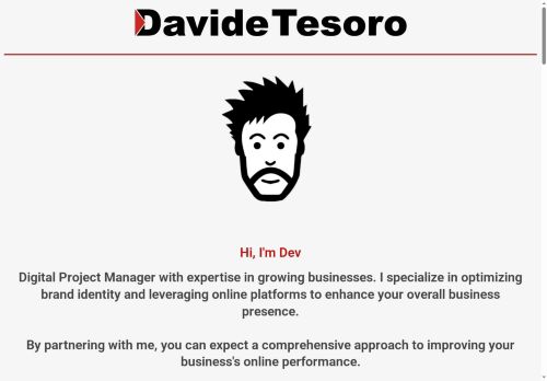 davidetesoro.com capture - 2025-10-03 15:24:11