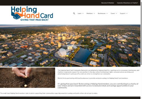 helpinghandcommunity.com capture - 2025-10-03 21:21:02