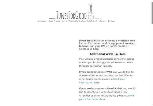 tunesforgood.com capture - 2025-10-03 21:46:52