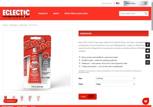 shoegooskate.com capture - 2025-10-03 22:58:02