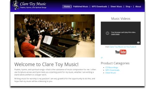 claretoymusic.com capture - 2025-10-04 05:16:53