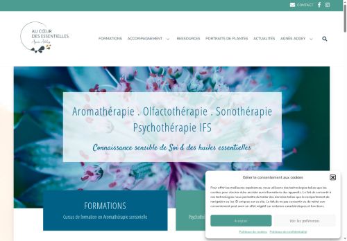 aucoeurdesessentielles.com capture - 2025-10-04 07:25:47