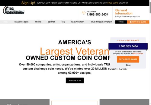 customcoinsforanything.com capture - 2025-10-04 09:35:18