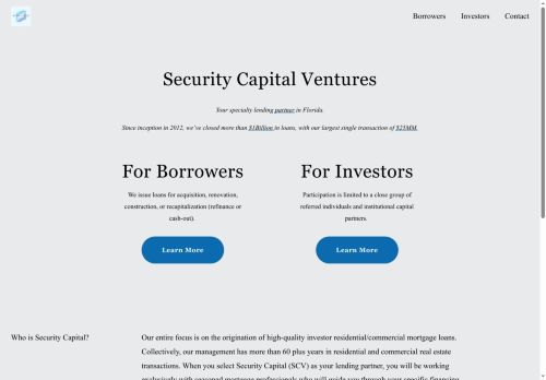 securitycapitalventures.com capture - 2025-10-04 09:56:29