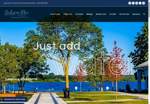 lakevillecvb.com capture - 2025-10-04 13:36:24