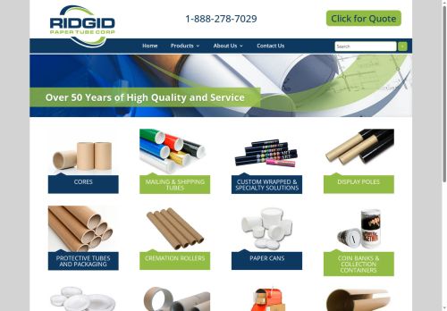 rigidpapertube.com capture - 2025-10-04 15:56:12