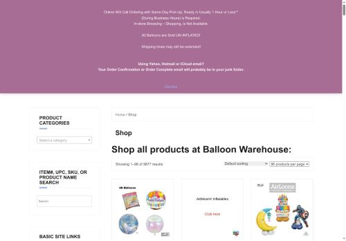 ieballoons.com capture - 2025-10-04 16:41:50