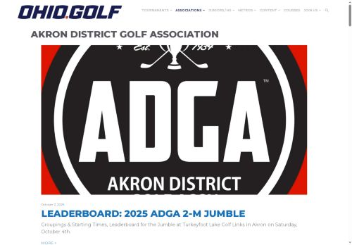 adgagolf.com capture - 2025-10-04 17:11:48