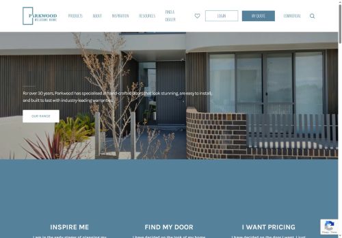 parkwooddoors.com capture - 2025-10-04 19:44:19