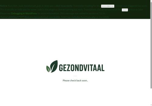 gezondvitaal.com capture - 2025-10-04 23:18:39