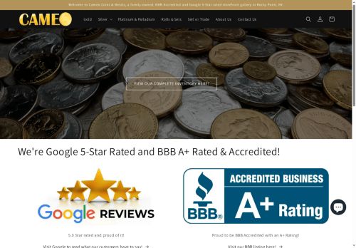 cameometals.com capture - 2025-10-04 23:38:54