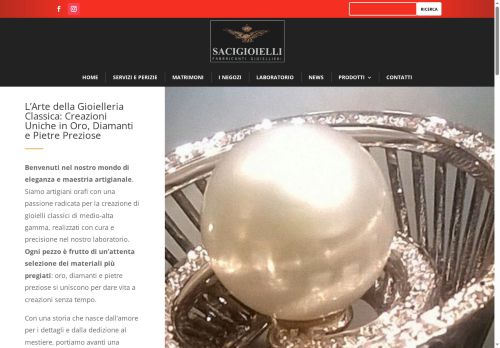 sacigioielli.com capture - 2025-10-05 06:11:35