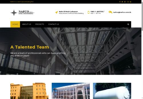 nafcosteel.com capture - 2025-10-05 07:26:23