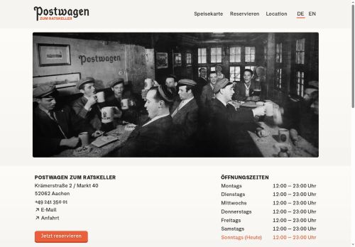 ratskeller-aachen.com capture - 2025-10-05 17:49:20