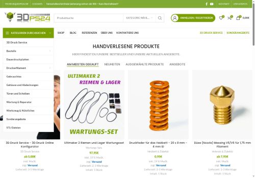 3dprinterstore24.com capture - 2025-10-05 19:49:19