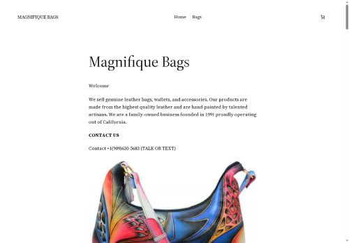 magnifiquebags.com capture - 2025-10-05 21:23:56