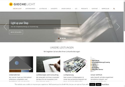 gieche-licht.com capture - 2025-10-05 23:03:34