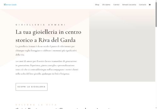 armanigioielli.com capture - 2025-10-06 00:07:54