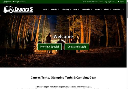 huntingtents.com capture - 2025-10-06 00:45:31