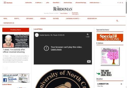 fairmontbugle.com capture - 2025-10-06 01:48:10