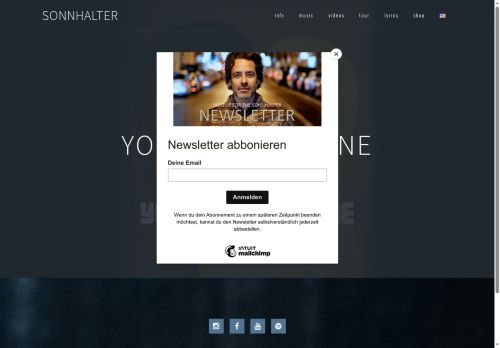 sonnhaltermusic.com capture - 2025-10-06 02:57:06