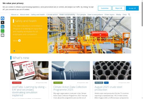 worldsteelassociation.com capture - 2025-10-06 05:05:25