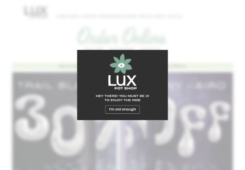 luxpotshops.com capture - 2025-10-06 05:49:59