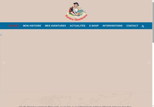 xavierelaventuriere.com capture - 2025-10-06 07:17:32