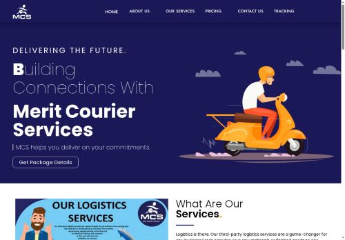 meritcourierservices.com capture - 2025-10-06 07:57:24